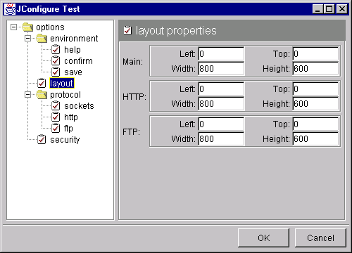 Figure 4: Custom Rectangle Fields.