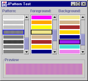 Figure 2: JPattern in non-compact view.